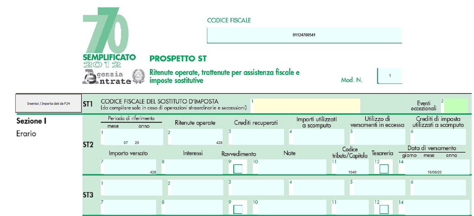 Modello 770 scadenza rinviata a settembre