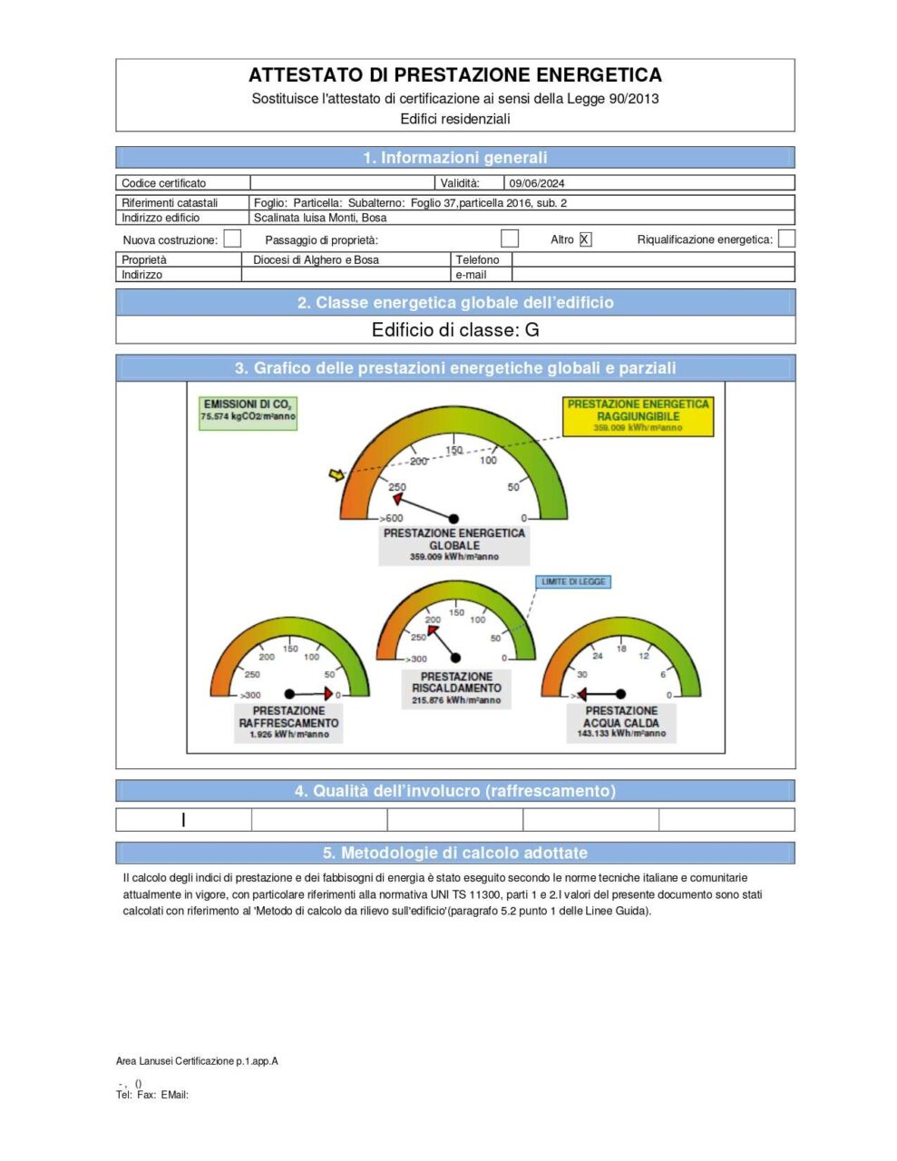 Certificato APE Fac Simile: Esempio Attestato Prestazione Energetica