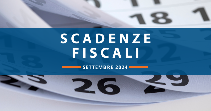 Scadenze fiscali di settembre: quali sono?