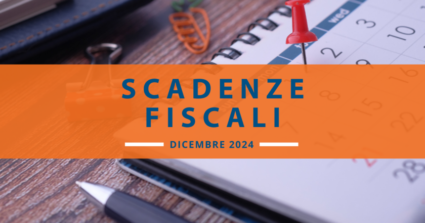 Scadenze fiscali di dicembre: il calendario completo